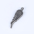 Neue Persönlichkeit Retro Wings Edelstahlschmuck Titanium Stahl Anhänger Silberschmuck Halskette